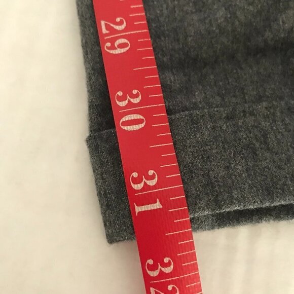 NWOT - Louis Raphael Gray 100% Pure Virgin Wool Dress Pleated Cuffed Trousers - Picture 9 of 10